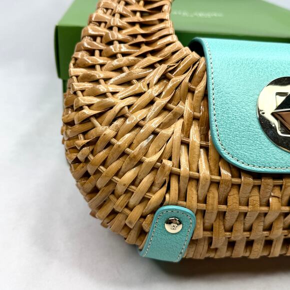 Kate Spade Santiago Plantation Wicker Mini Bag - Picture 5 of 16